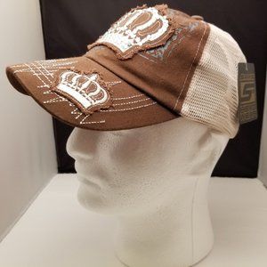Women's cap hat Crown mesh. NEW!!